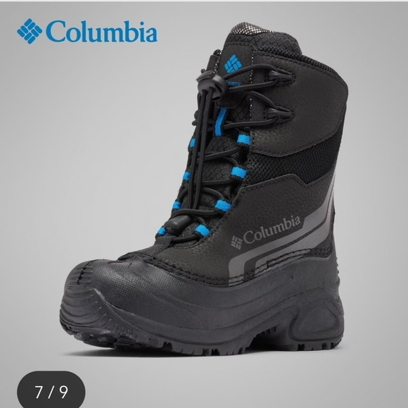 Columbia Other - Columbia Kids Boys Girls Waterproof Black Snow Boots Size 5 Youth